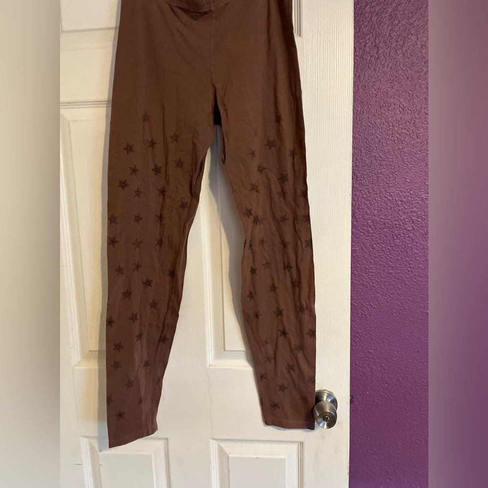 Blue Fish women’s hand stamped leggings size 1